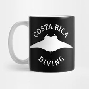 Costa Rica Manta Ray Scuba Diving Mug